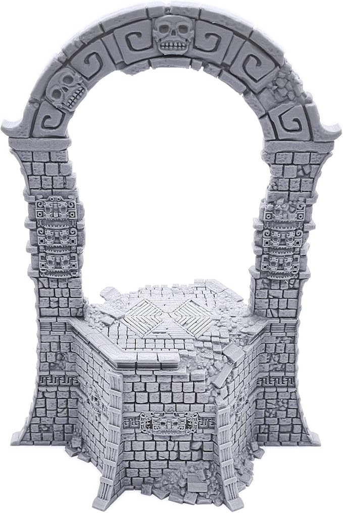 Sacred Dais by Printable Scenery, 3D Printed Tabletop RPG Scenery and Wargame Terrain 28mm Miniatures