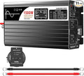 Xijia 1500W(Peak Power 3000W) Pure Sine Wave LCD-Display Solar Power DC 12V Inverter AC 120V 60HZ Solar Converter for Home Use car (DC12V (Range 10V-15V) 1500W
