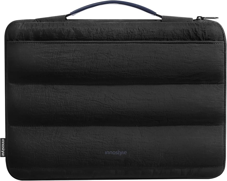 Laptop Case, Sleeve with Handle 360° Protectivie Puffy Laptop Sleeve Compatible with MacBook, Dell, HP