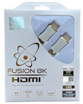 White HDR HDMI 2.1 Certified Cable Supports 10K 8K @60Hz and 4K @120Hz Compatible with Dolby Vision and All TVs, BluRay, Xbox Series X, PS5 (10 Feet)