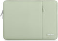 MOSISO Laptop Case 14 inch, 14 inch Laptop Sleeve Compatible with HP Lenovo Dell ASUS Acer, HP Stream, Dell Latitude, Lenovo IdeaPad, Polyester Vertical Computer Sleeve Bag with Pocket, Sage Green