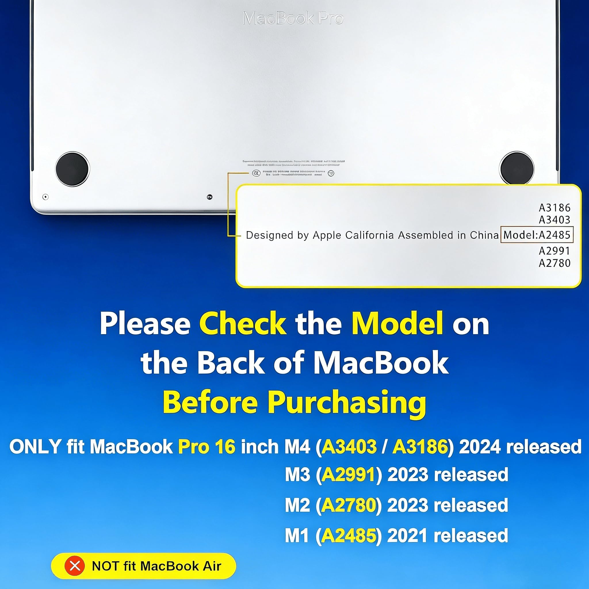 KECC Ultra Thin Case for MacBook Pro 16 inch M5 2026 2025-2021 Release M4 M3 M2 M1 Pro/Max Chip, Lightweight Plastic Hard Shell for MacBook Pro 16.2” + Keyboard Cover + Sleeve, Matte Black