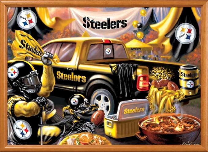 MasterPieces - 1000 Piece Jigsaw Puzzle, NFL Pittsburgh Steelers, Fun for Adults and Family, Non-Glare Finish, 19.25"x26.75"