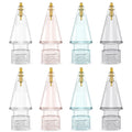 NIUTRENDZ 4 Pack Replacement Tips for Apple Pencil 2nd Generation and 1st Generation Fine Point Metal Tip, Wear-Resistant & Precise Control (Clear, Pink, Blue and Grey, 1.05mm + 1.95mm)
