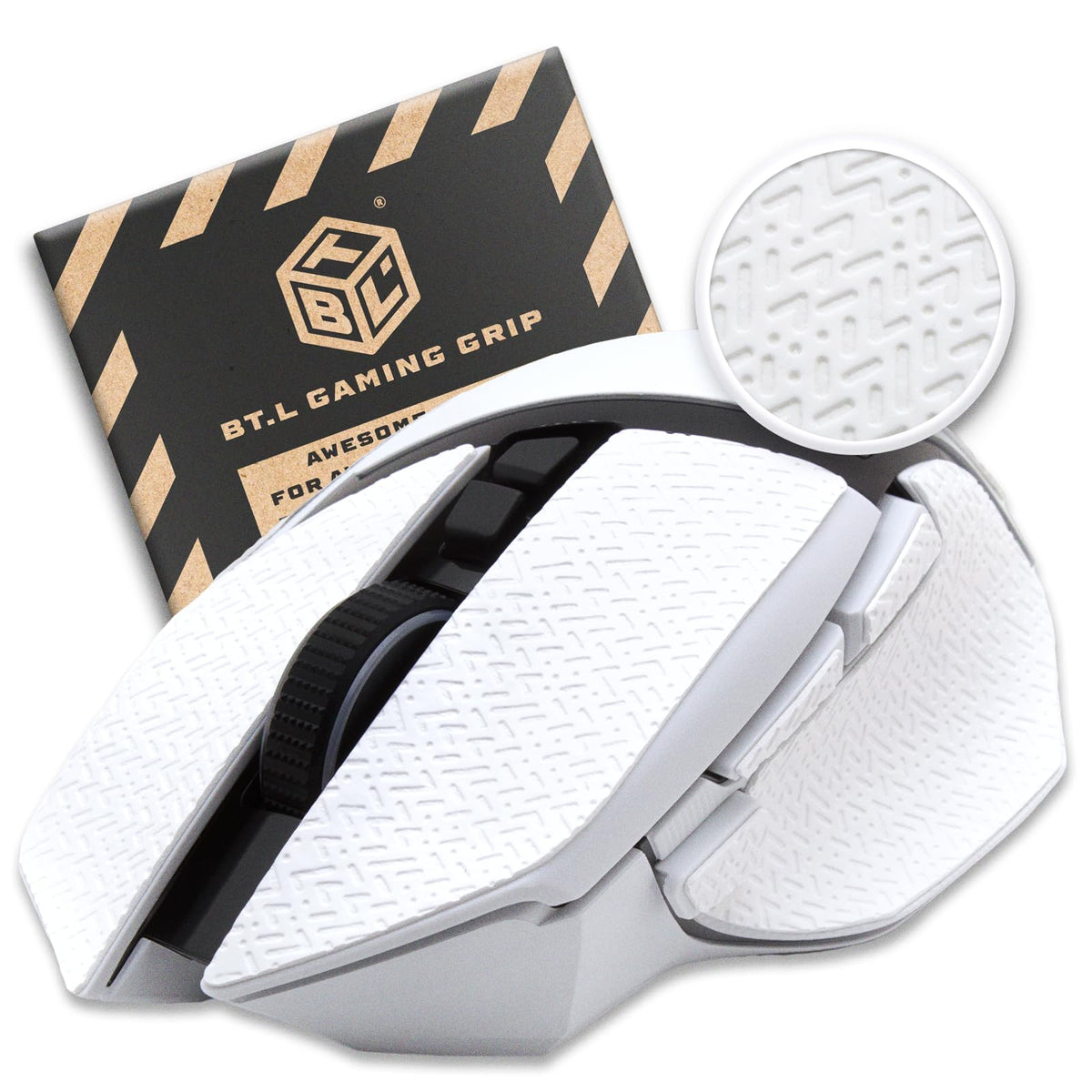 BT.L Mouse Grip for Razer Basilisk V3 Pro & X HyperSpeed, Ultimate (Kumo)