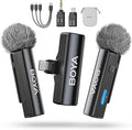 BOYA BOYALINK 2 A2 (2TX+3RX Adapter) Wireless Lavalier Microphone for iPhone Camera Android, Clip on Mic, 48 KHz 24 Bit, 6mm Mic, 1000ft, Noise Cancelling, Mini Lapel Mic USB-C/Lightning/3.5mm TRS