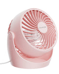 Gaiatop Desk Fan, 5-Inch Portable Electric Table Desktop Air Circulator Fans, Small but Powerful with 3 Speed 360° Adjustable Tilt for Cooling Home Dorm Office Bedroom Bathroom Kitchen, Pink
