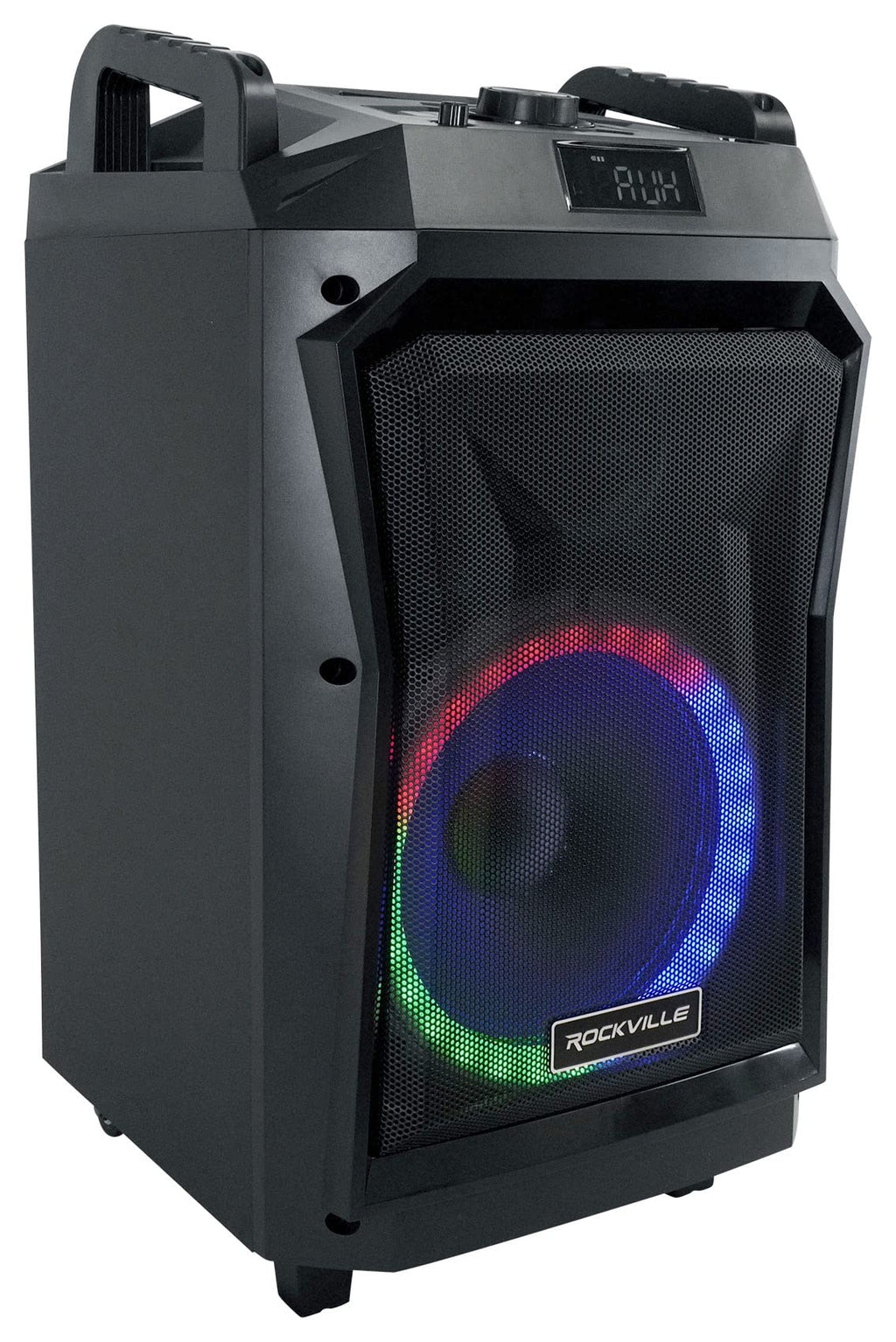 Rockville ROCKNGO 800 10" Portable Rechargeable Bluetooth Speaker with LED