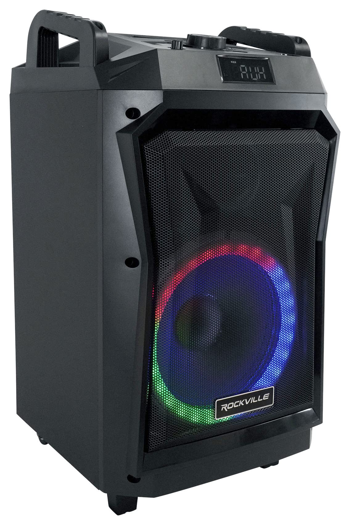 Rockville ROCKNGO 800 10" Portable Rechargeable Bluetooth Speaker with LED