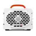 Turtlebox Original Gen 3 Outdoor Bluetooth Speaker, White/Blaze Orange