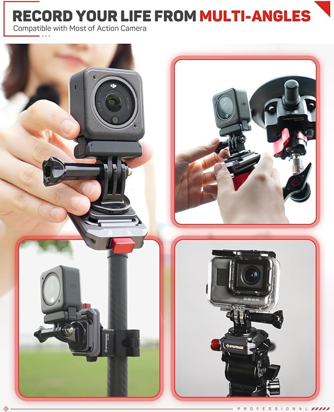 IFOOTAGE Q38-BASE Quick Release Base for Tripod/Monopod/Slider with 3/8" Thread