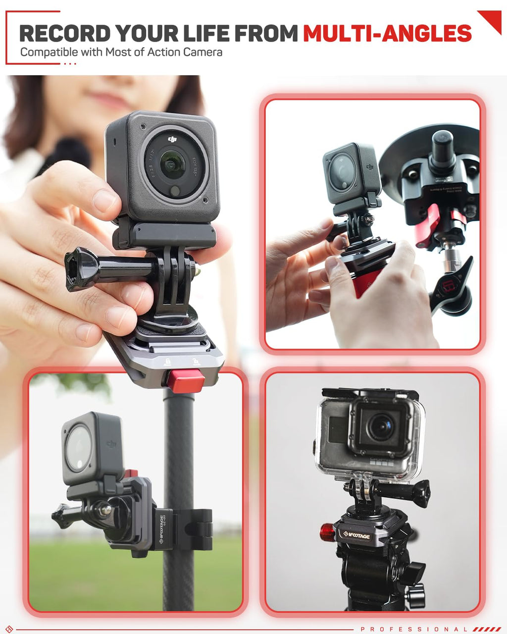 IFOOTAGE Q38-PL Quick Release Plate Camera QR Adapter
