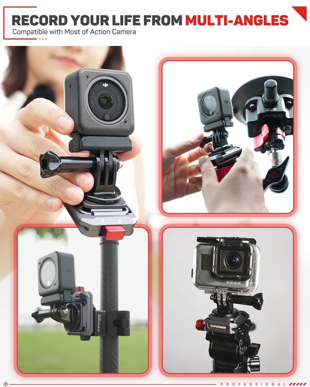 IFOOTAGE Q38-PL Quick Release Plate Camera QR Adapter