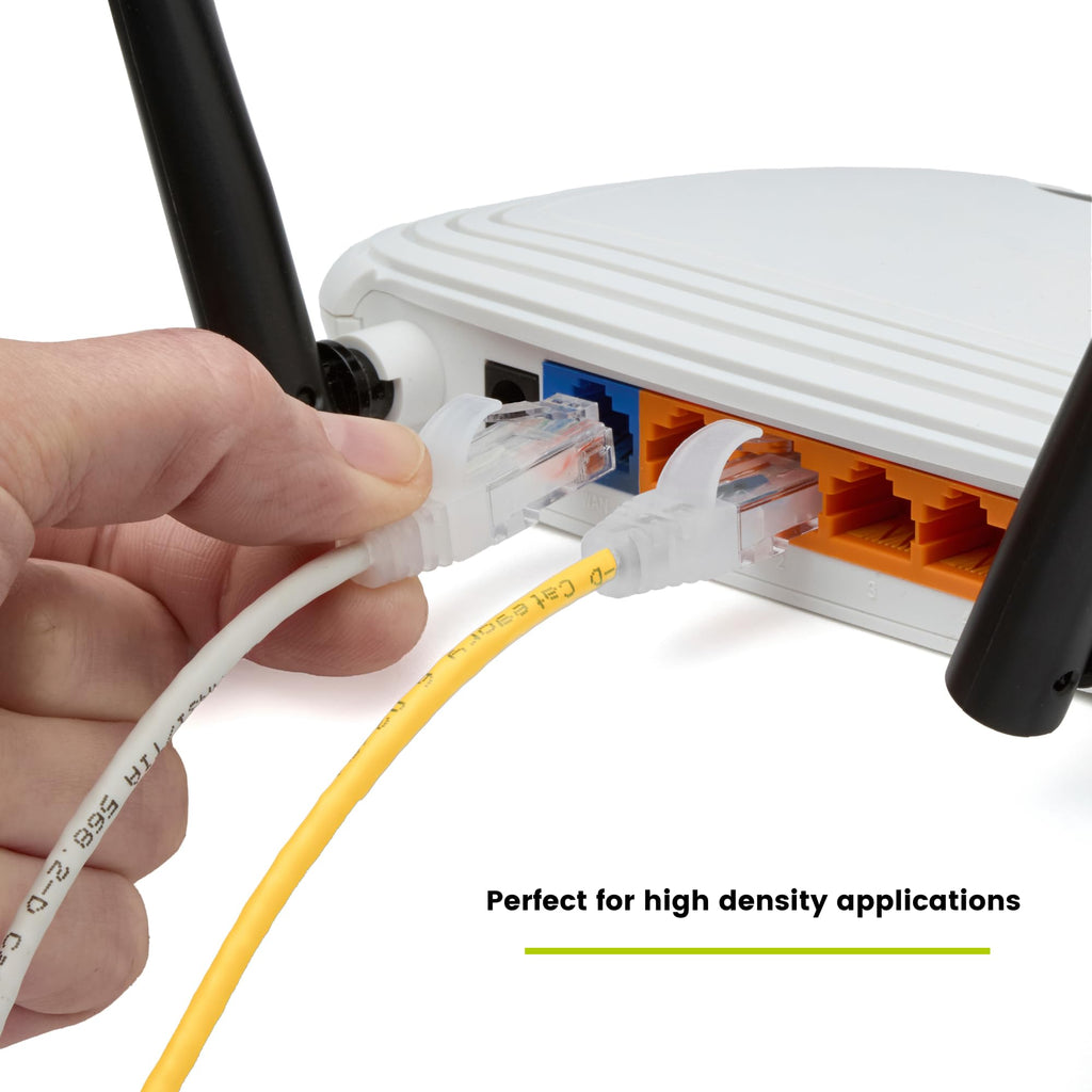 TRUECABLE Cat6 Component Rated Patch Cable, Unshielded (U/UTP), 3ft, Yellow, 28AWG Stranded Pure Copper, Snagless 10G High-Speed Ethernet Cable, PoE++ 4PPoE 100W, UL Listed, RoHS-3, 1 Pack