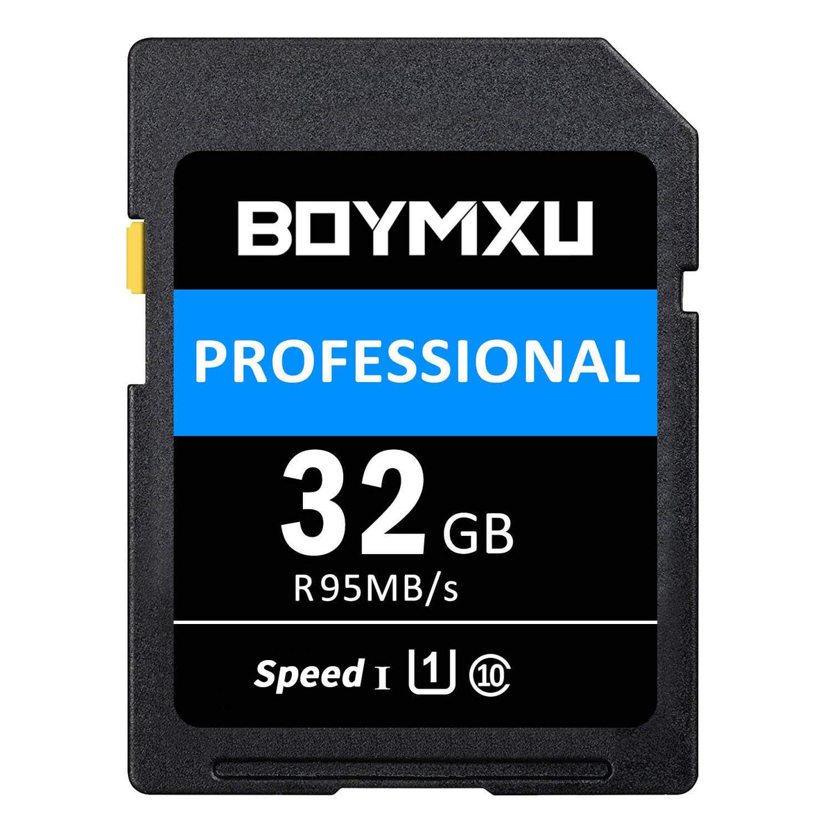BOYMXU Professional 32GB Class 10 U3 Memory Card - Up to 95MB/s for Cameras & Camcorders - Red/Black