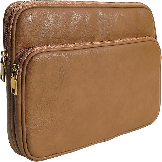 Laptop Sleeve Bag 14 Inch Compatible with MacBook Pro 14, MacBook Air 13, Surface Pro 9, Surface Laptop Studio Color Brown