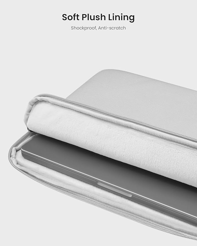 tomtoc Slim Laptop Sleeve for 16-inch MacBook Pro M4/M3/M2/M1 Pro/Max 2024-2019, XPS 15 Surface Book 3 The New Blade 16, Recycled Water-Resistant Protective Laptop Case Bag
