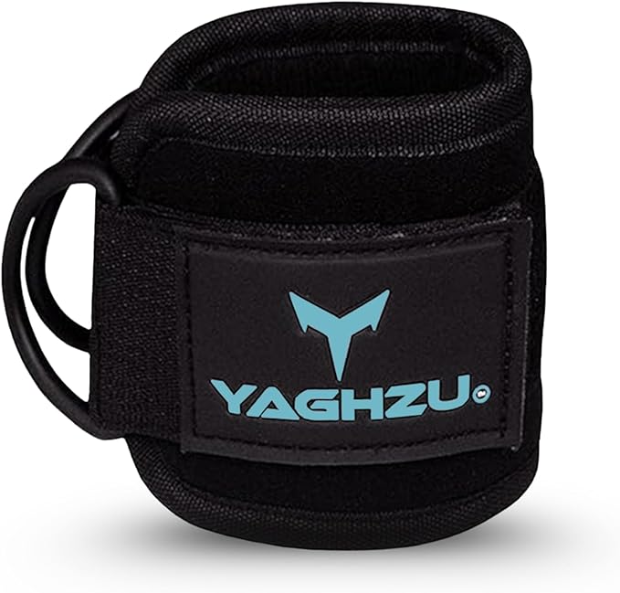 Ankle Straps for Cable Machines Women - Adjustable Gym Ankle Strap for Cable Machine, Neoprene Padded Cable Straps, Durable Leg Strap with Cable Cuff, Glute Kickback Ankle Strap with D Rings