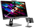 iPad Stand, Tablet Stand 360° Swivel, Aluminum Desk Holder 4.7-17", Black