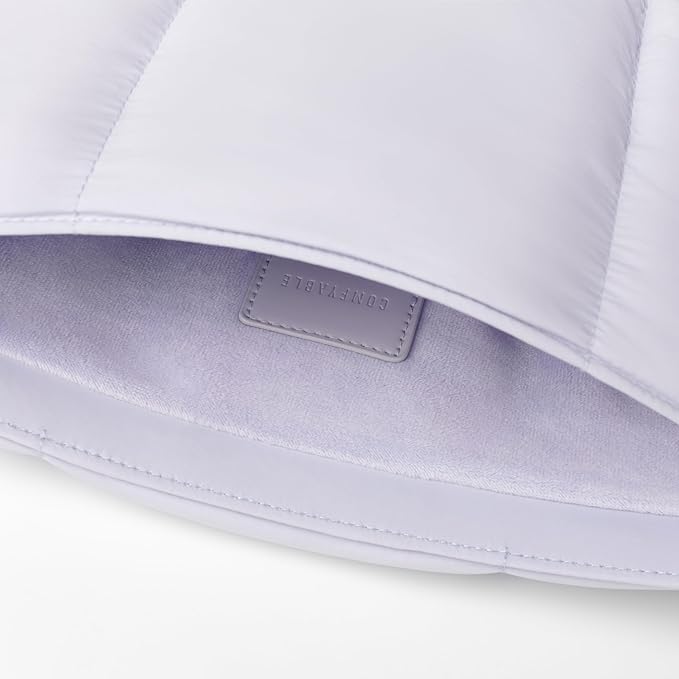 Comfyable Puffy Laptop Sleeve 13 Inch 14 Inch, Quilted Puffer Laptop Carrying Case, Pillow Case Compatible with MacBook Air M4 2025 M3 M2 M1, MacBook Pro M4 Pro/Max, Lavender