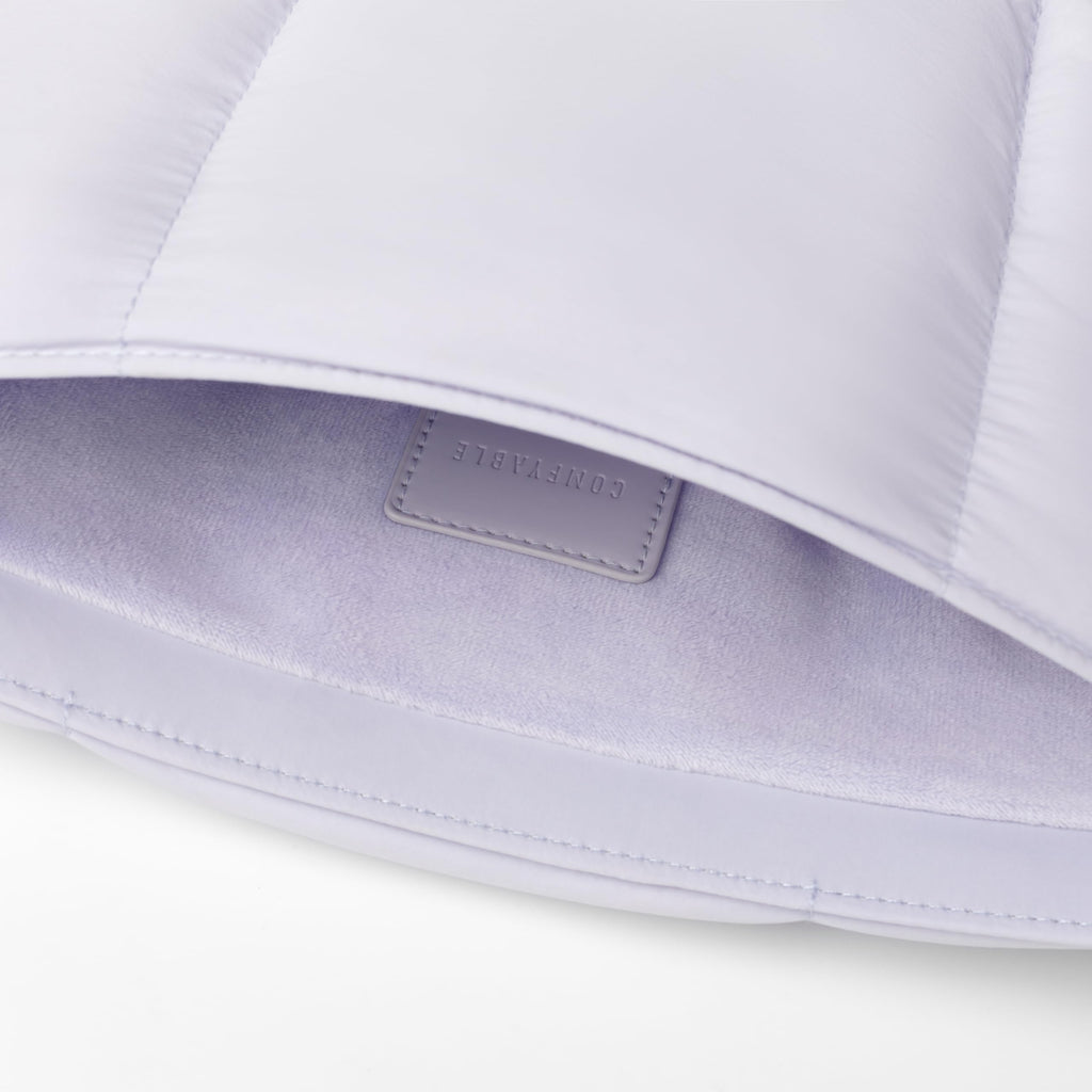 Comfyable Puffy Laptop Sleeve 13 Inch 14 Inch, Quilted Puffer Laptop Carrying Case for Women, Pillow Case Compatible with MacBook Air/Pro M5 M4 M3 M2 Pro/Max 2026, 13" MacBook Neo A18, Lavender