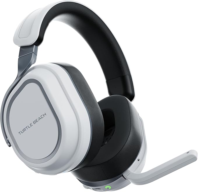 Turtle Beach Stealth 700 Gen 3 Wireless Multiplatform Amplified Gaming Headset for PS5, PS4, PC, Mobile – 60mm Drivers, AI Noise-Cancelling Mic, Bluetooth, 80-Hr Battery, Dual Transmitters – White