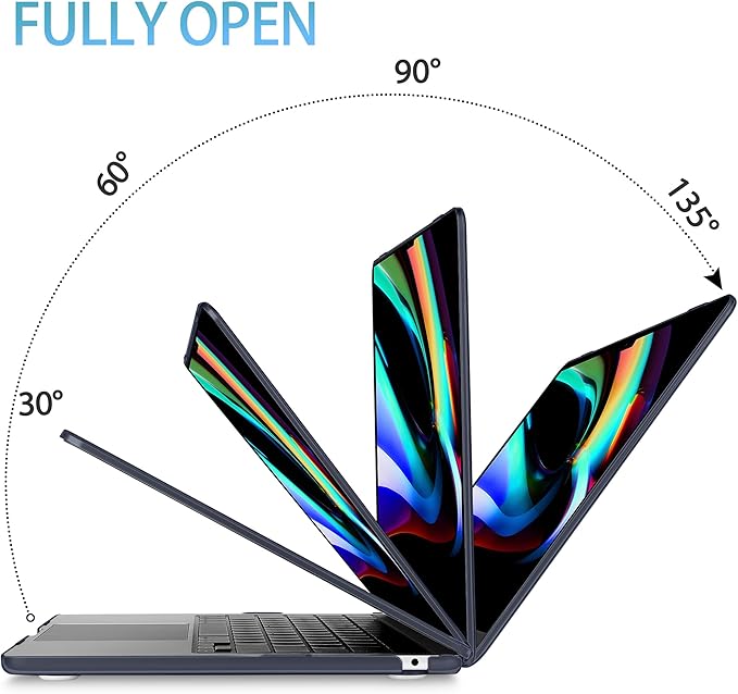 Mektron for 2025 M4 MacBook Air 13.6 Inch A3240 Case Fits 2023 A2681 M2 2024 A3113 M3 Chip with Liquid Retina Display, Printed Plastic Hard Shell Cover for MacBook Air 13.6", Abstract Starry Sky