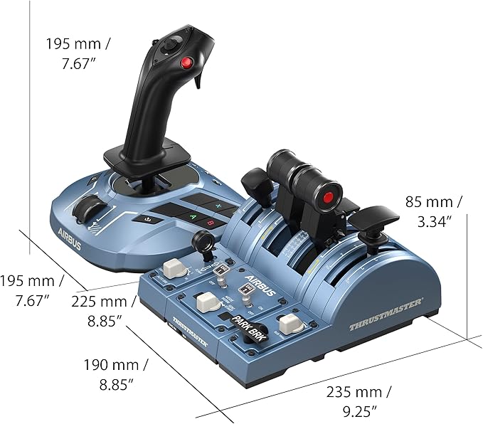 Thrustmaster TCA Captain Pack Xbox – Airbus Edition (Compatible with XBOX and PC)
