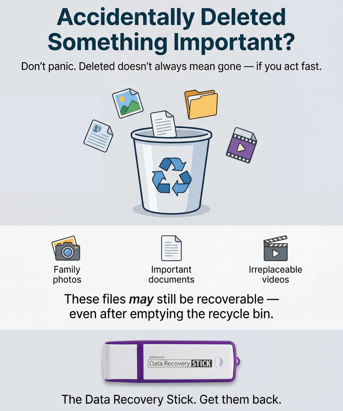 Data Recovery Stick for Windows Data Recovery Software – Photos, Files