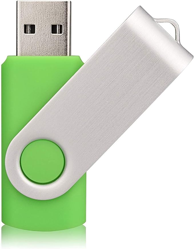 Aiibe 10 Pieces 16 GB USB Flash Drive 16GB USB 2.0 Thumb Drives Bulk Colorful USB Memory Stick Zip Drive Jump Drives for Data Storage, File Sharing (Multicolor, 16G, 10 Pack)