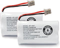 GEILIENERGY BT1007 BT-1007 BBTY0651101 Battery Compatible with BT904 BT-904 BT1015 BBTY0460001 BBTY0510001 BBTY0624001 BBTY0700001 HHR-P506, HHR-P506A Cordless Phone(2-Pack)