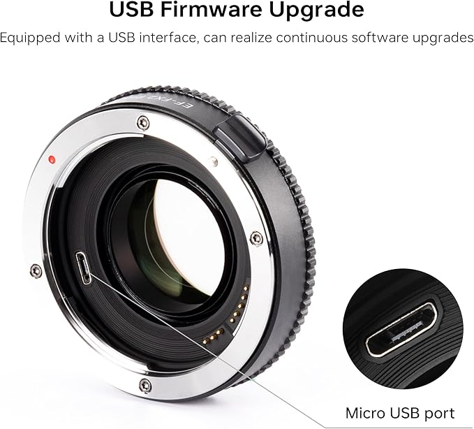 VILTROX EF-FX2 Pro Auto Focus Lens Adapter 0.71x Focal Reducer Speed Booster Adapter Compatible with Canon EF Mount Lens to Fuji X-Mount Camera X-T3 X-T2 X-T20 X-T10 X-T100 X-PRO 2 X-E3 X-A20