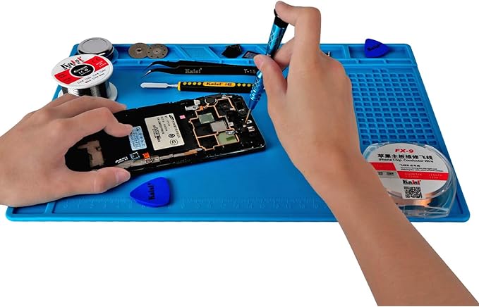 Kaisi S140 Magnetic Insulation Silicone Soldering Mat Magnetic Repair Mat