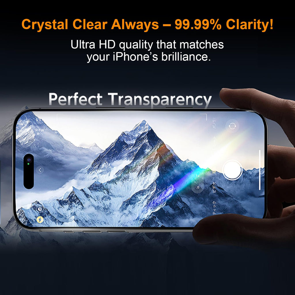 OneFish Tempered Glass Screen Protector for iphone 11 Pro Max/Xs Max, 9H Hardness Glass Scratch Resistant,HD Clarity Tempered Glass Film with Installation Frame,Easy Installation,2Pack.
