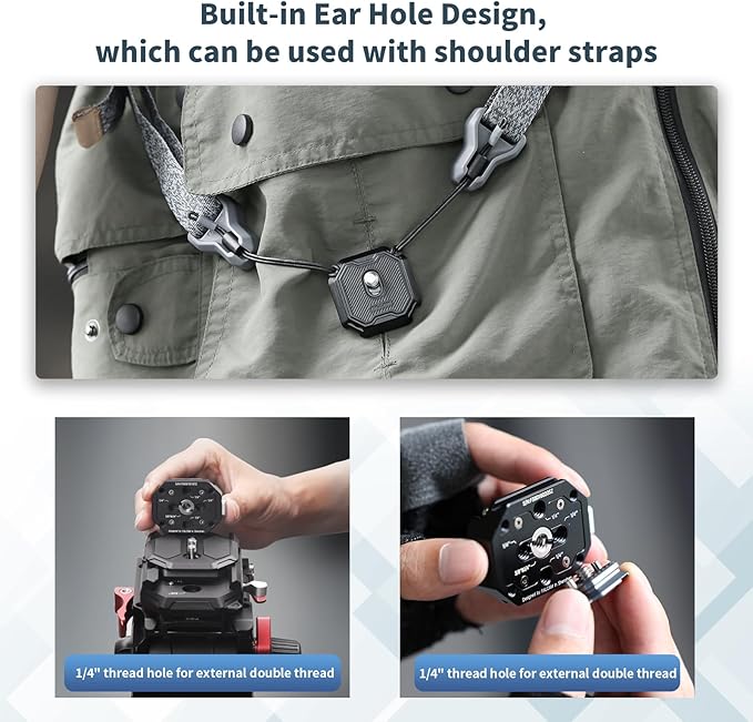 ULANZI F38 Multi-Hole Camera Quick Release Plate Kit