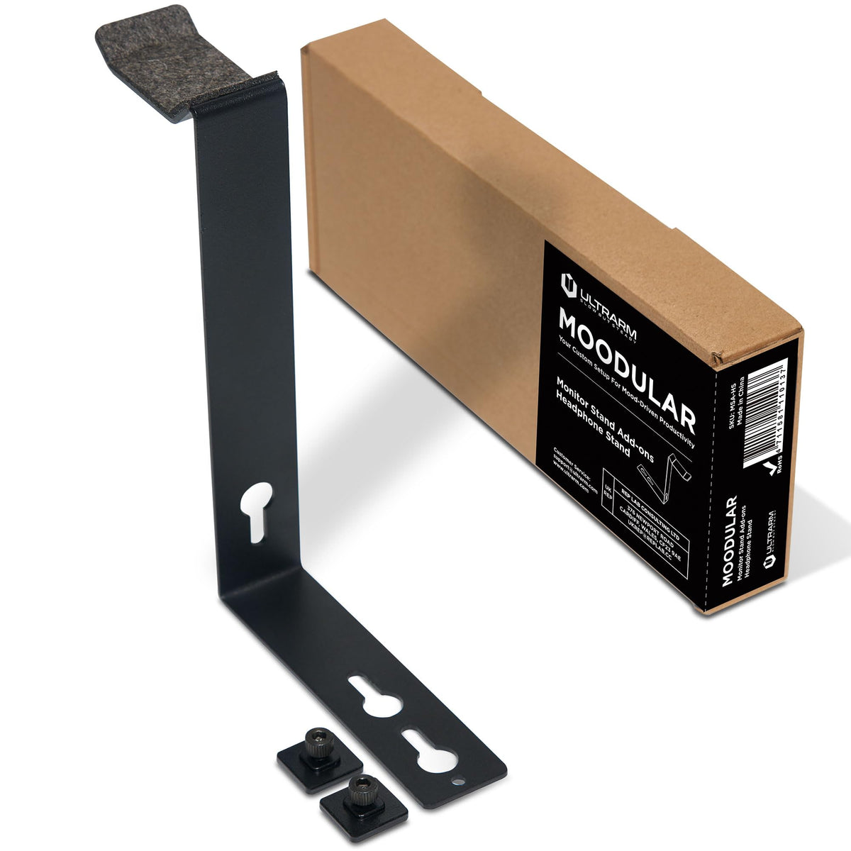 ULTRARM Moodular Laptop Tray Stand Add-On for Slide Rails, Do Not Use Alone