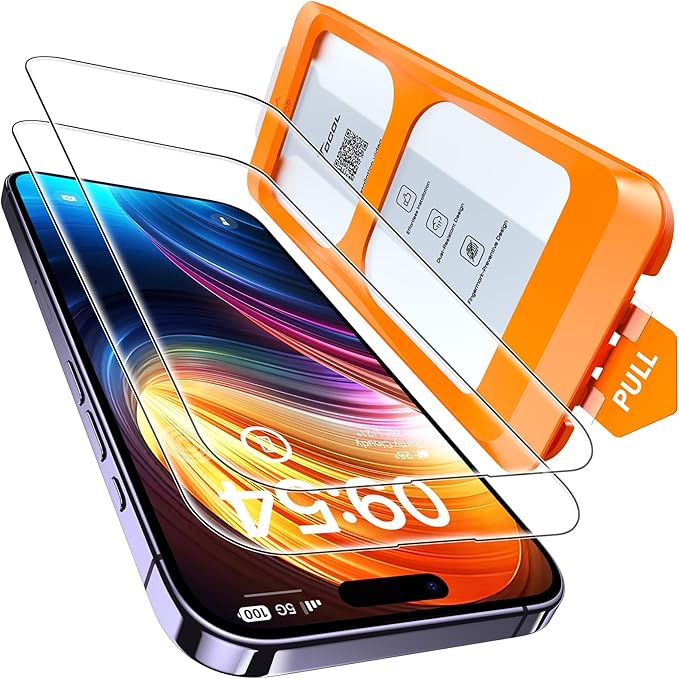 TOCOL for iPhone 16 Pro Privacy Screen Protector