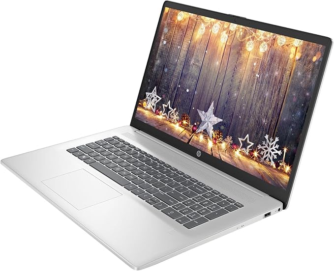 HP 17.3" Business Laptop Computer, 16GB RAM 1.2TB Storage (1TB SSD+256GB Docking Station Set), 10-Core Intel Core i5, Windows 11 Pro & Microsoft Office Included, Fingerprint Reader, PLUSERA Earphones
