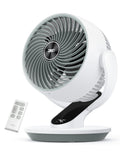 DREO Oscillating Fan for Bedroom, 13 Inch Quiet Table Fans for Home Whole Room, 75ft Powerful Airflow, Desk Air Circulator Fan with Remote, 120° Adjustable Tilt, 4 Speeds, 8H Timer, for Office Desktop