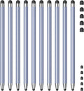 Stylus (10Pcs), Stylus Pen for Touchscreen, High Precision and Sensitivity Stylus Pen for iPad/iPhone/Samsung/Android Smartphone and Tablets, Compatible with All Capacitive Touch Screen (Blue)