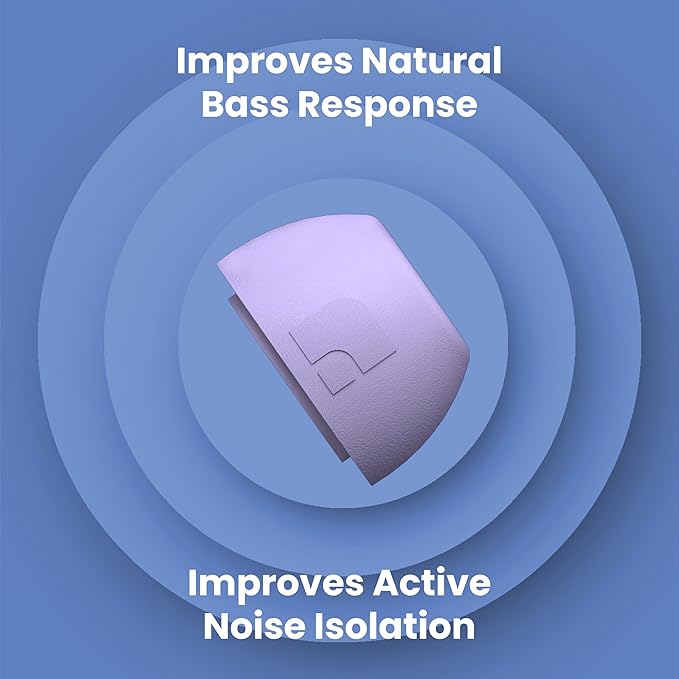 Foam Masters Ultra-Premium Memory Foam Ear Tips for AirPods Pro 1st & 2nd Gen | 3 Pairs | Black Magic Ver 6.0 | Secure | Comfort | Better Noise Cancel | Replacement Buds – Lilac Purple, Assorted S/M/L