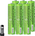 6 Pack NI-MH AAA Rechargeable Battery for Panasonic, 1.2V 1100mah AAA Rechargeable Batteries for Panasonic Cordless Phones Handset, Remote Controls, Electronics