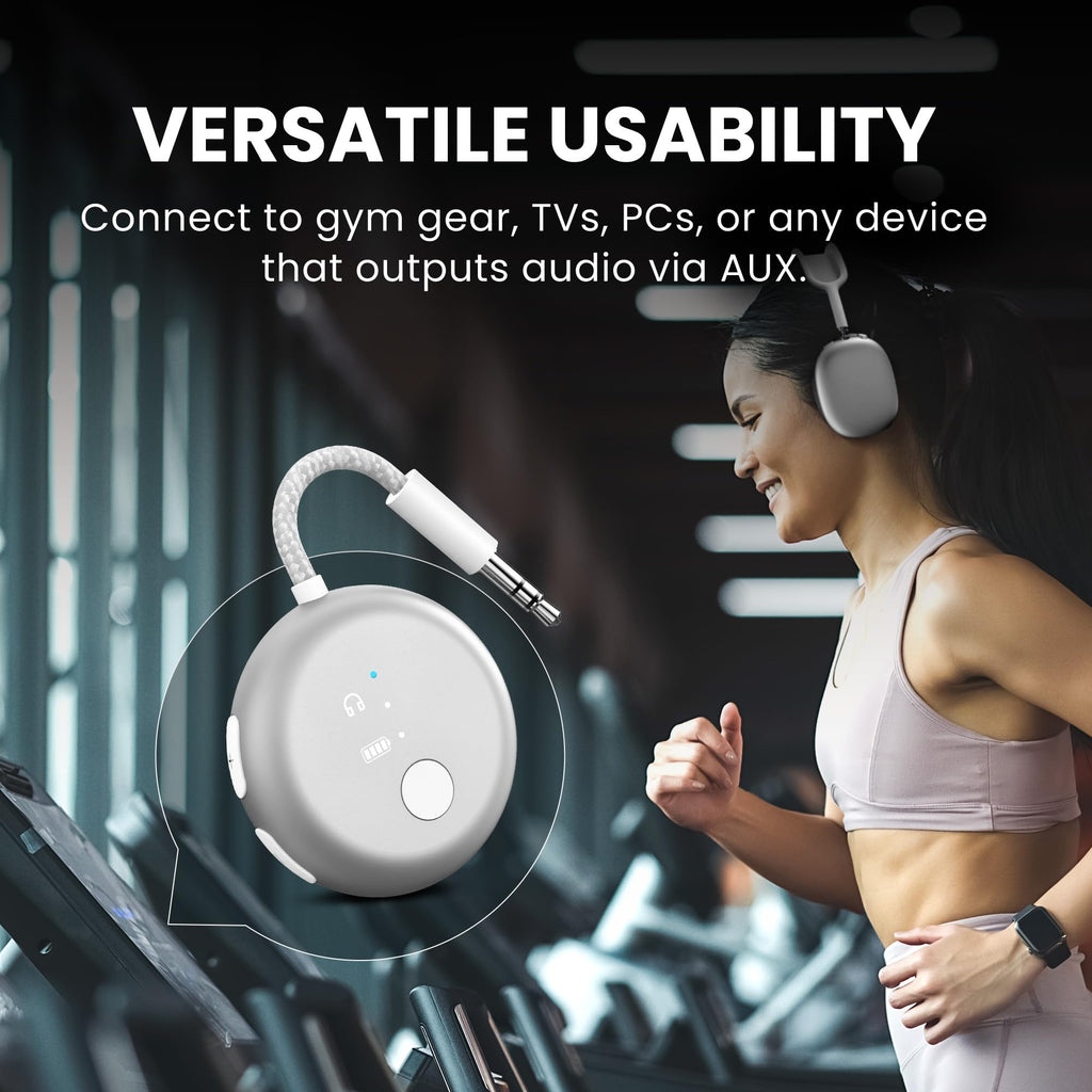 Avantree SoundJet R1-25Hr Airplane Bluetooth Adapter for All AirPods
