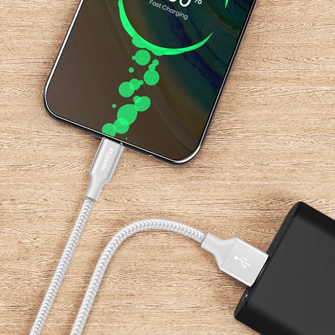 etguuds 6.6ft USB A to USB C Cable 3A Fast Charging, 2-Pack USB A to USB Type C Charger Cord for iPhone 16 15 Pro/Pro Max/Plus, for Samsung Galaxy S24 S23 S22 S21 S20 S10 A55 Flip Note, Moto, White