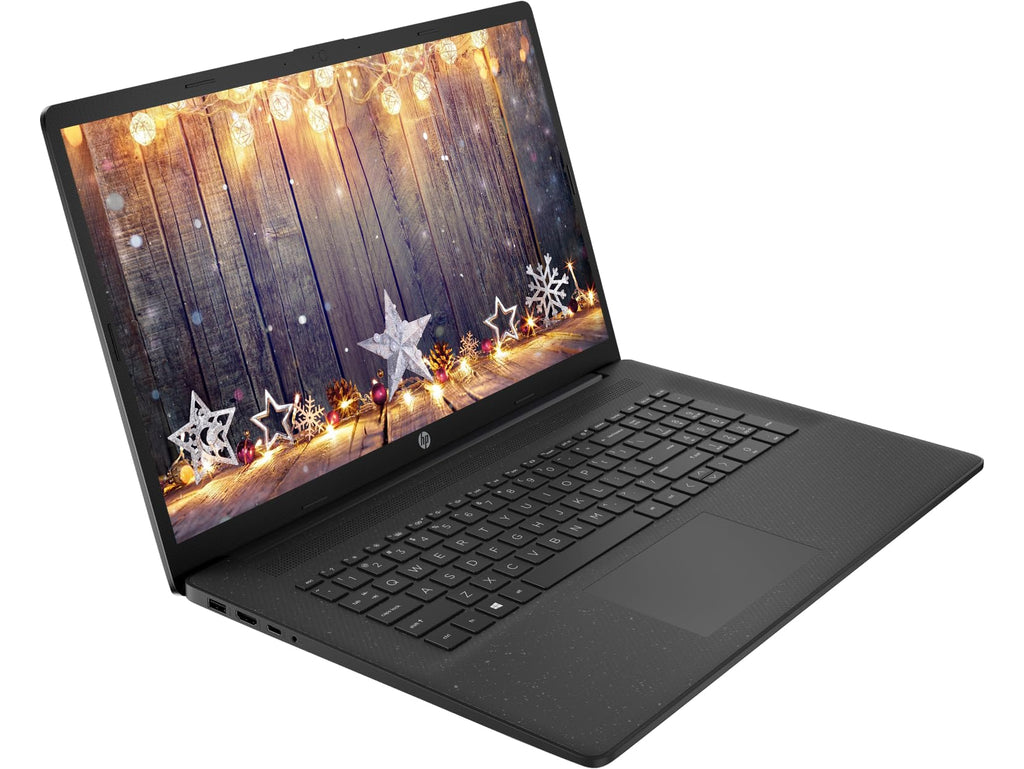HP 17.3" Business Laptop, 16GB RAM 256GB SSD, 10-Core Intel Core i5 Processor, Intel Xe Graphics, Copilot AI, Windows 11 Pro, Numeric Keypad, PLUSERA Earphones & 8-in-1 Hub Included, Jet Black