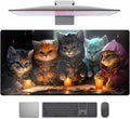 Commander Roleplay Desk Pad Mat Role Gaming XXL Big Mouse Pad Gaming Tabletop Game Gamer Gift - Mousepad XXL Laptop Computer Keyboard Pad with Stitched Edges Anti-Slip Funny Deskpad 31.5x15.7 in