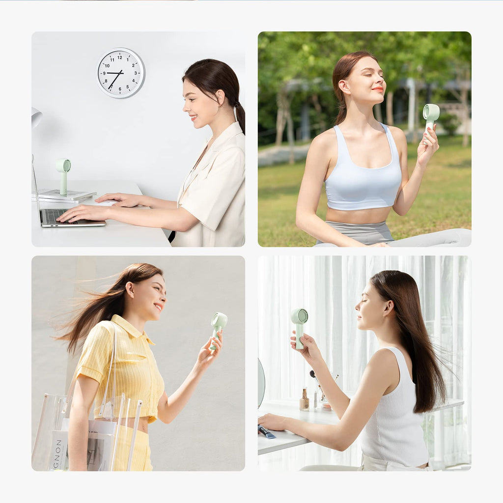 JISULIFE Mini Portable Fan-Bladeless Safe Design