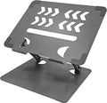 Home Studio Small Desktop Mixer Stand, Aluminum Portable Folding Heat Dissipation Lift Stand, Compatible with Nektar Panorama CS12, Rode RODECaster Pro II, Tascam Mixcast 4 (Gray)