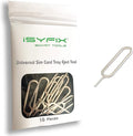 Sim Card Tray Pin Eject Removal Tool Needle Opener Ejector 10X Pack by iSYFIX for All iPhone, Apple iPad, HTC, Samsung Galaxy, and Most Smartphone Brands