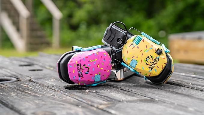 Walker's Razor Slim Ultra Low Profile Compact Design Adjustable Range Shooting Hunting Hearing Protection Electronic Earmuffs
